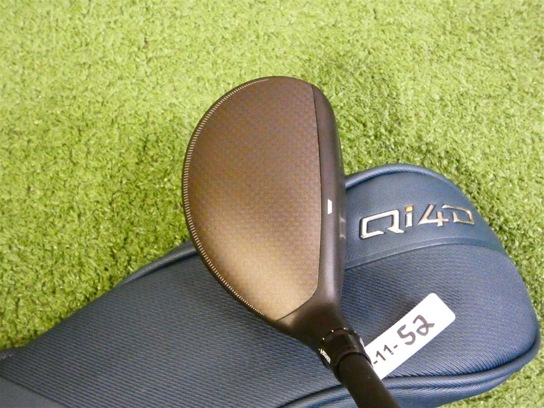 TaylorMade Qi4D 22* Left Hand 4 Hybrid Rescue REAX 65 Regular Graphite w HC Mint