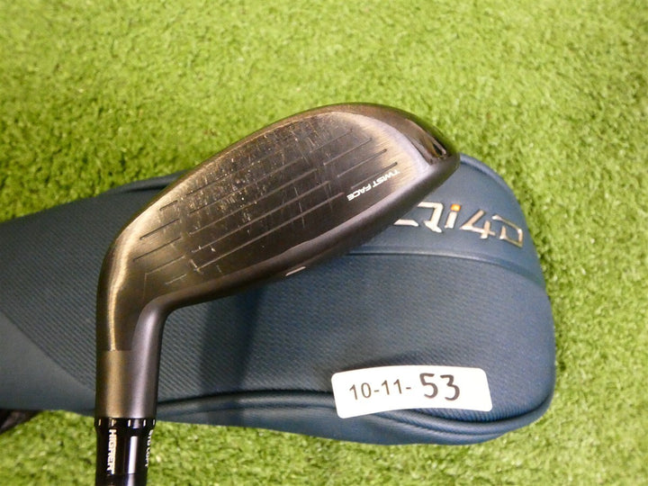 TaylorMade Qi4D Max Lite 23* 4 Hybrid Rescue REAX 55 A Senior with HC Excellent