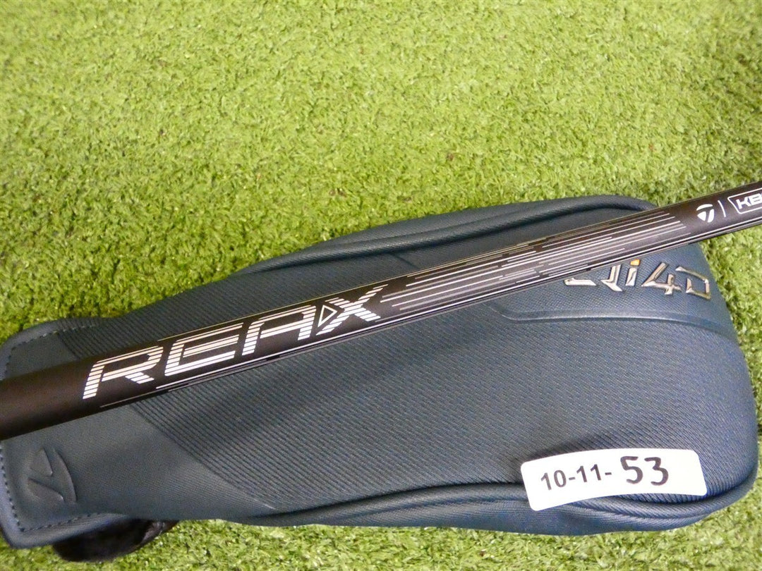 TaylorMade Qi4D Max Lite 23* 4 Hybrid Rescue REAX 55 A Senior with HC Excellent