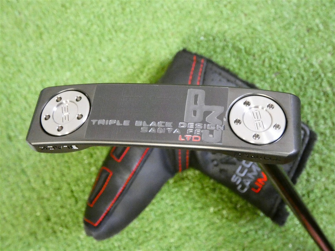 Titleist Scotty Cameron B3 Triple Black Limited Santa Fe 34" Putter with HC New