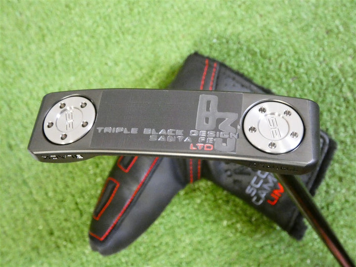 Titleist Scotty Cameron B3 Triple Black Limited Santa Fe 34" Putter with HC New