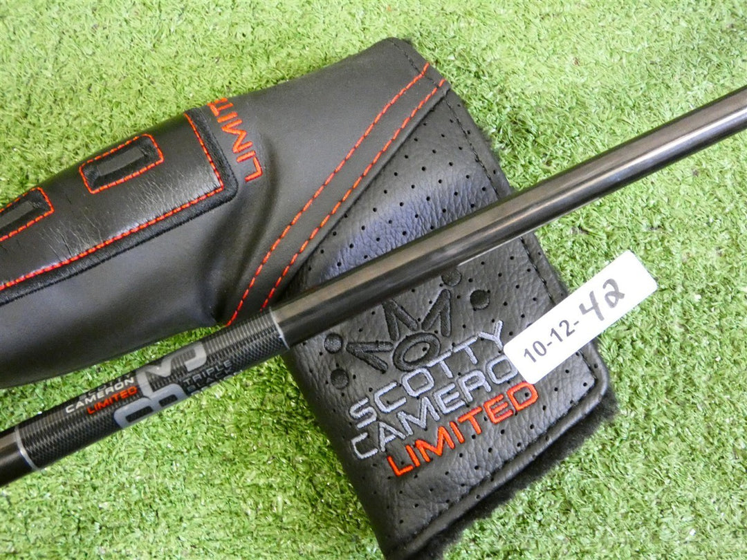 Titleist Scotty Cameron B3 Triple Black Limited Santa Fe 34" Putter with HC New