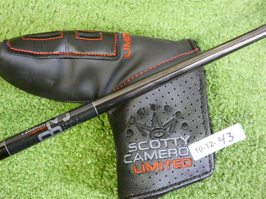 Titleist Scotty Cameron B3 Triple Black Limited Newport 2 35" Putter with HC New