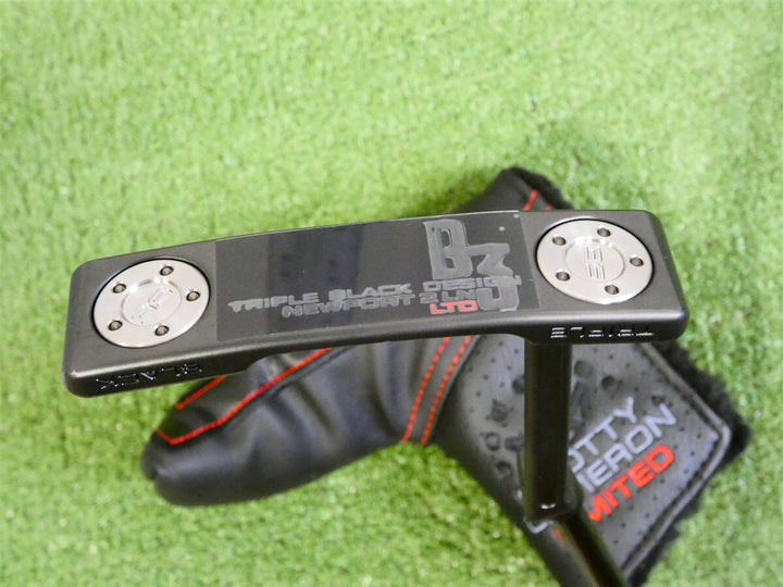 Titleist Scotty Cameron B3 Triple Black Limited Newport 2 LN 34" Putter w HC New