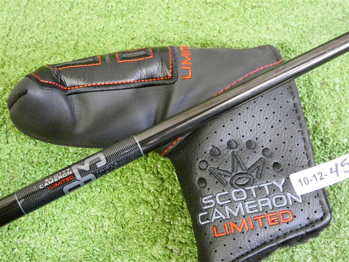 Titleist Scotty Cameron B3 Triple Black Limited Catalina 35" Putter with HC New