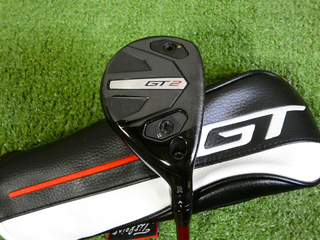 Titleist GT2 24* 5 Hybrid Denali Red 60g 5.0 Senior Graphite with HC Excellent