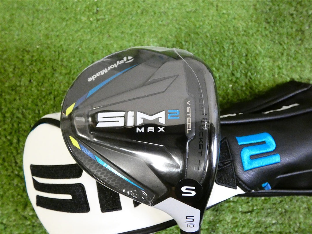 TaylorMade SIM2 Max 18* 5 Wood Ventus Blue 6 Stiff Graphite with Headcover New