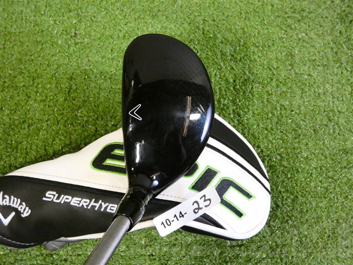 Callaway Epic Super Hybrid 21* 4 Rescue SteelFiber 75 F3 Regular with HC Jumbo