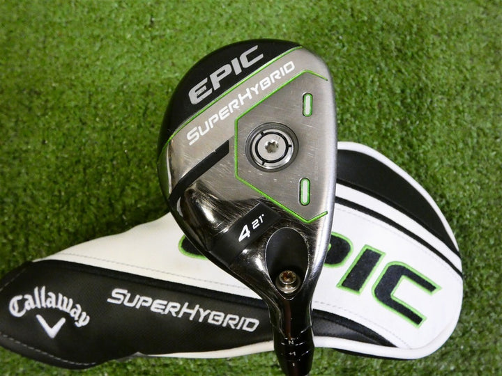 Callaway Epic Super Hybrid 21* 4 Rescue SteelFiber 75 F3 Regular with HC Jumbo