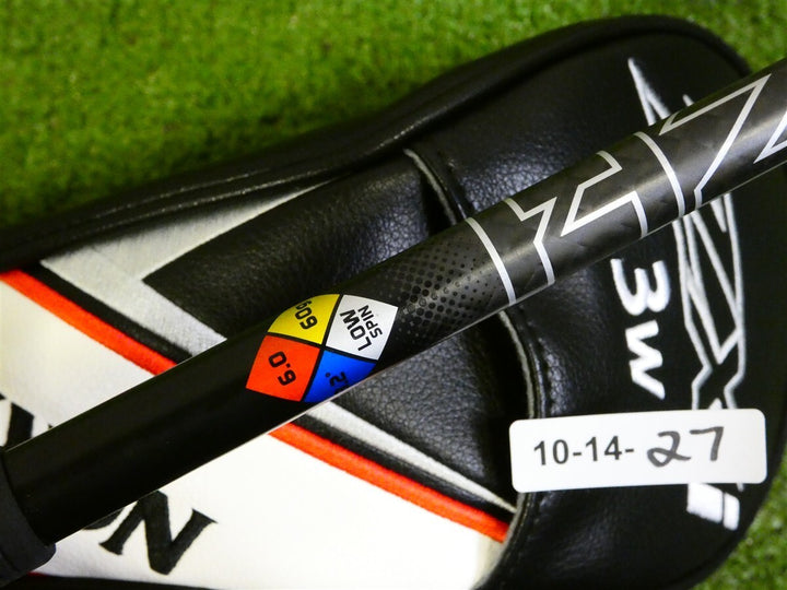 Srixon ZXi 15* 3 Wood HZRDUS Black 5G 60g 6.0 Stiff Graphite with HC Excellent