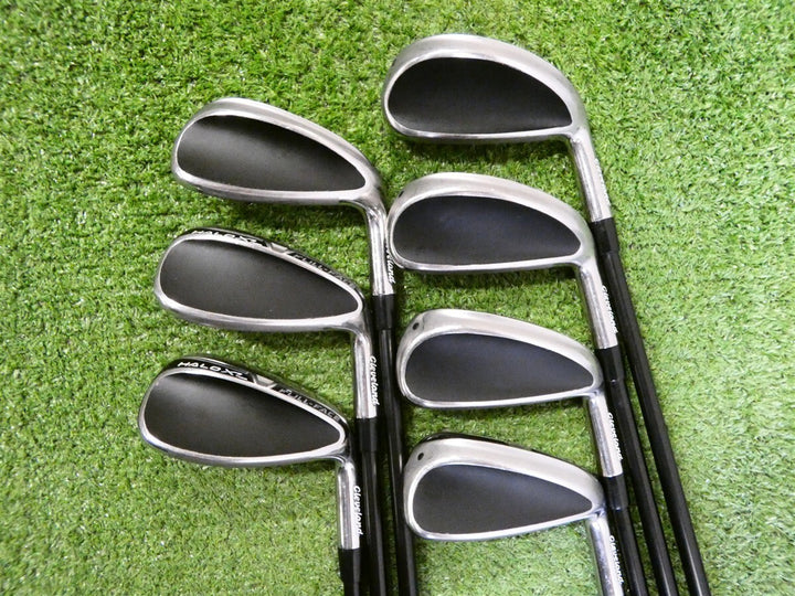 Cleveland Halo XL Full-Face Irons 5-P &amp; G Helium 60 F2 Senior Graphite Oversize