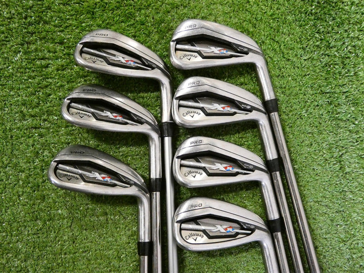 Callaway XR Pro Irons 5-P &amp; A Recoil 660 F3 Regular Graphite Mid 2.25* Upright