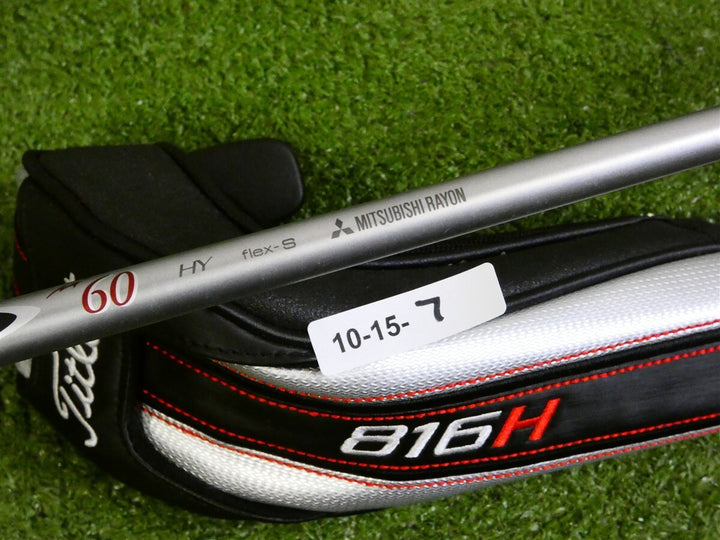 Titleist 816 H2 21* Hybrid Diamana M+ 60 Stiff Graphite with Headcover