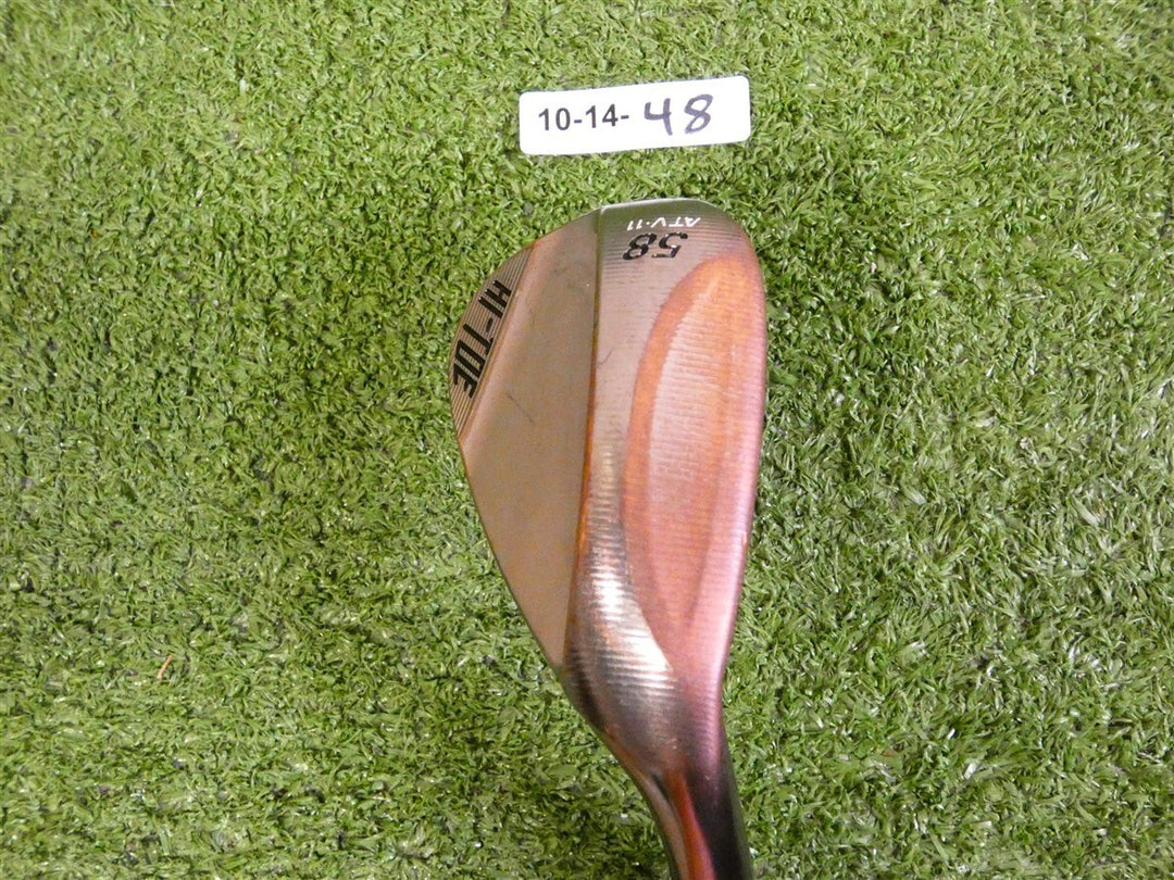 TaylorMade Hi-Toe 5 Aged Copper 58* 11* ATV Grind Lob Wedge KBS 115 Black Steel