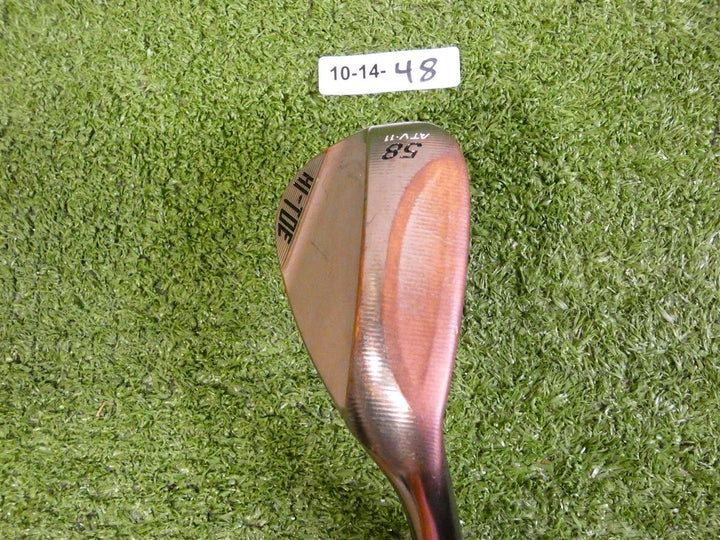 TaylorMade Hi-Toe 5 Aged Copper 58* 11* ATV Grind Lob Wedge KBS 115 Black Steel