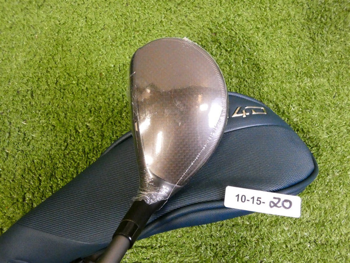 TaylorMade Qi4D Max Lite 34* 7 Hybrid Rescue REAX 45 Regular Graphite w HC New