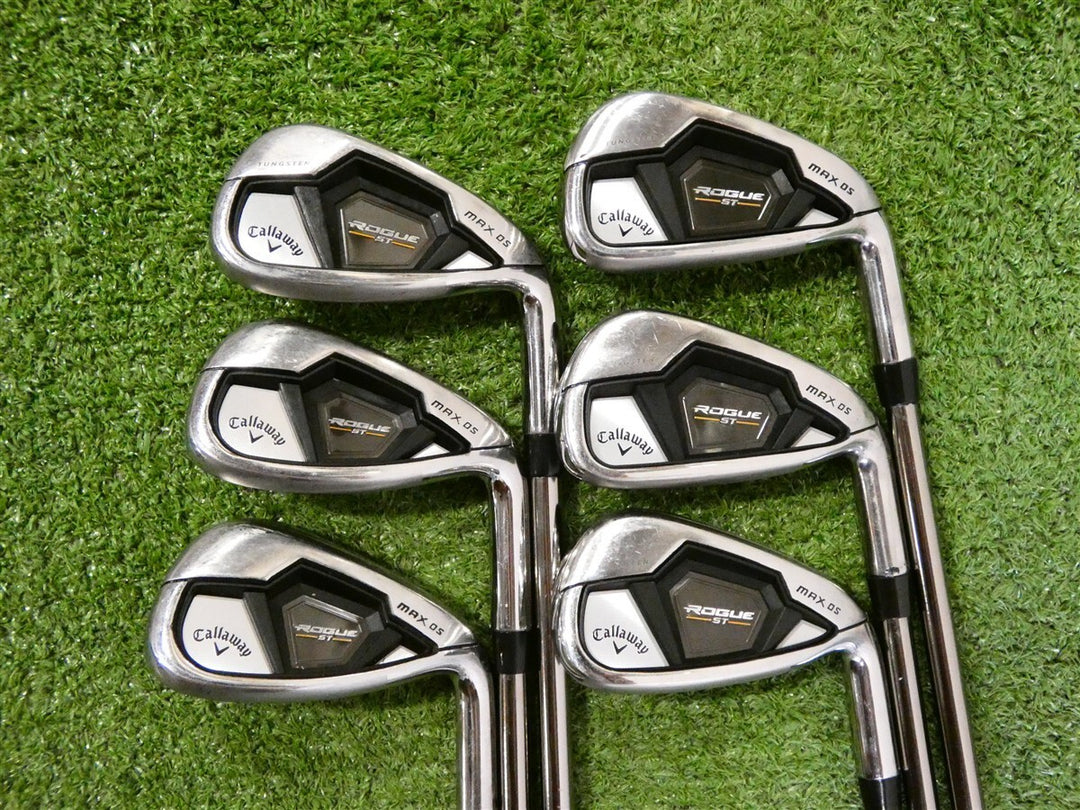 Callaway Rogue ST Max OS Irons 6-A Recoil ESX 460 F3 Regular Graphite Excellent