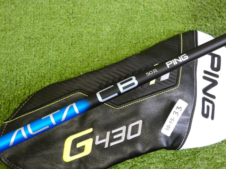 PING G440 K 10.5* Driver Alta CB 50 Regular Graphite w G430 Headcover Excellent