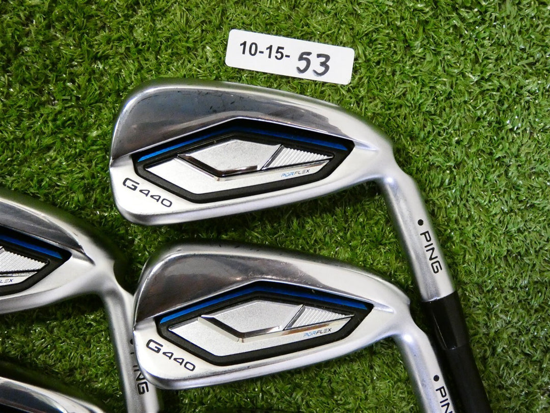 PING G440 Irons 6-W &amp; U Alta CB Regular Graphite Black Dot +.5" Excellent