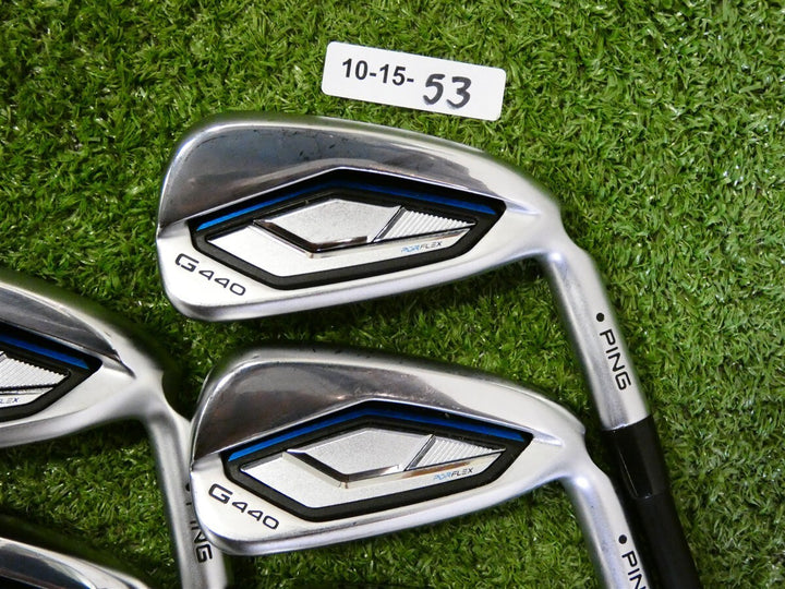 PING G440 Irons 6-W &amp; U Alta CB Regular Graphite Black Dot +.5" Excellent