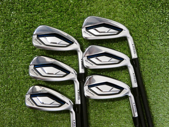 PING G440 Irons 6-W &amp; U Alta CB Regular Graphite Black Dot +.5" Excellent