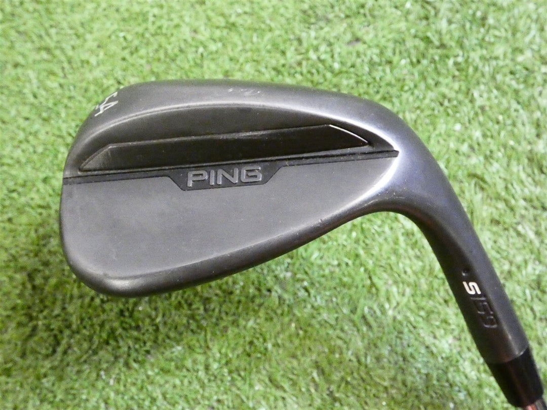 Ping S159 Black 54* 10* Sand Wedge H Grind Stiff Steel Black Dot