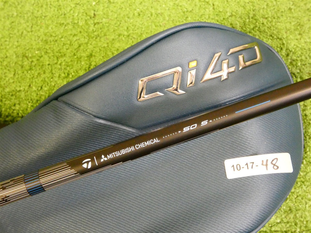 TaylorMade Qi4D Max 9* Driver REAX Mid Rotation Blue 50 Stiff Graphite with HC