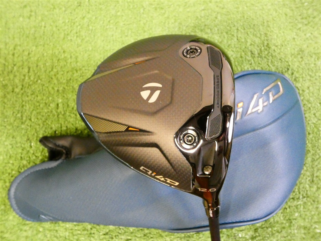TaylorMade Qi4D 12* Driver REAX High Rotation Red 50 A Senior Graphite w HC Mint