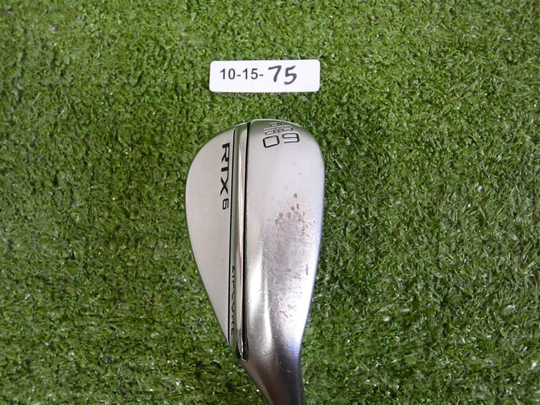 Cleveland RTX 6 ZipCore Tour Satin 60* 10* Lob Wedge Mid Dynamic Gold Steel