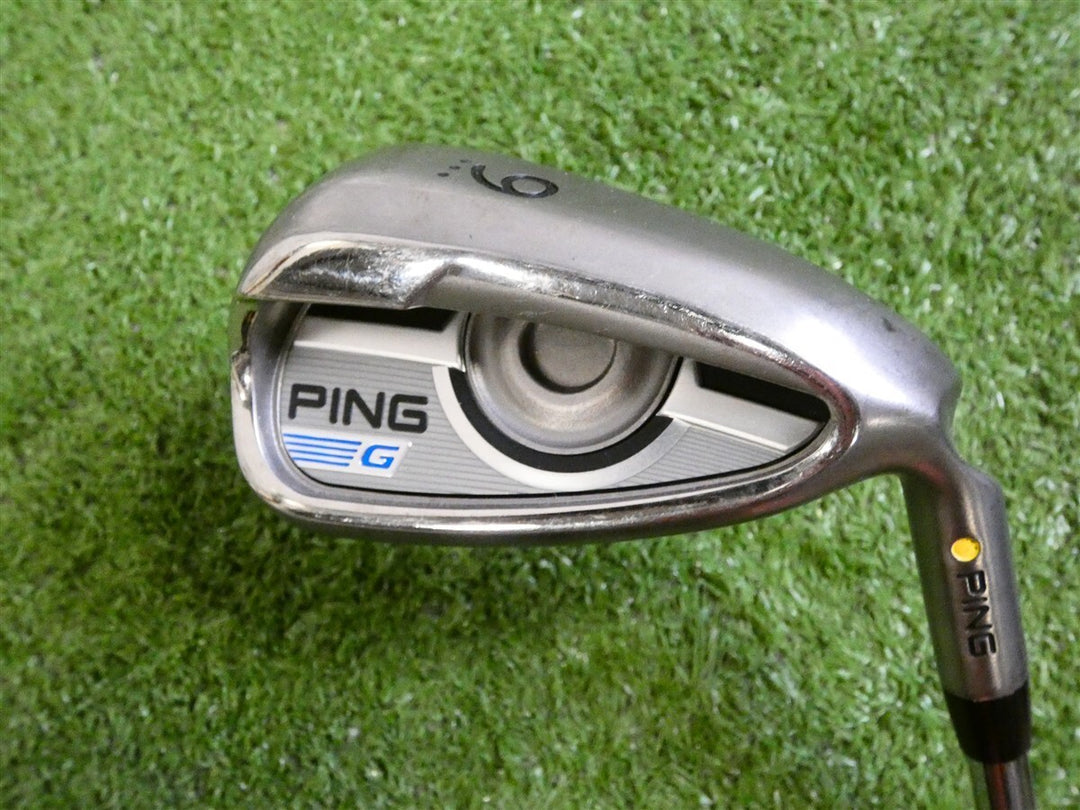 PING 2016 G 9 Iron AWT 2.0 Stiff Steel Yellow Dot 1.5* Upright