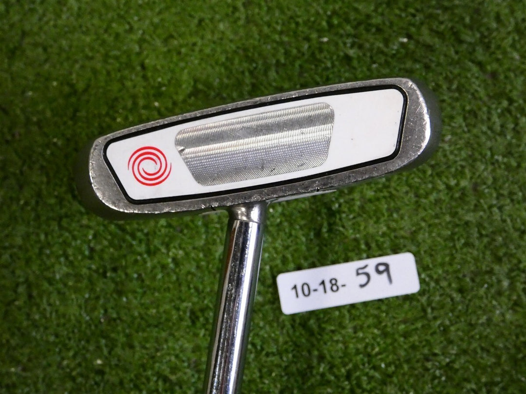 Odyssey White Steel 2-Ball CS Center Shafted 34" Putter Super Stroke
