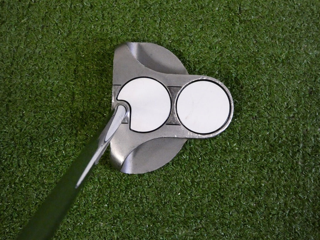 Odyssey White Steel 2-Ball CS Center Shafted 34" Putter Super Stroke