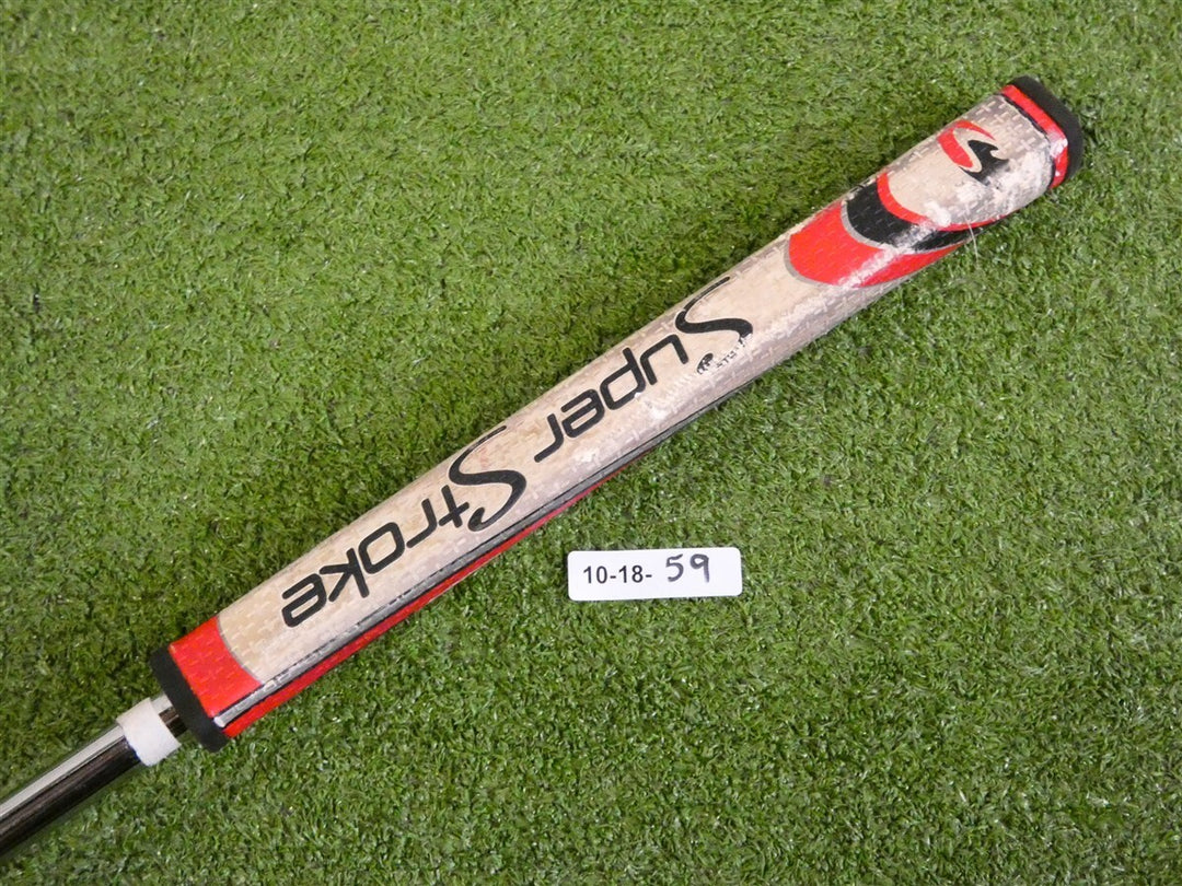 Odyssey White Steel 2-Ball CS Center Shafted 34" Putter Super Stroke