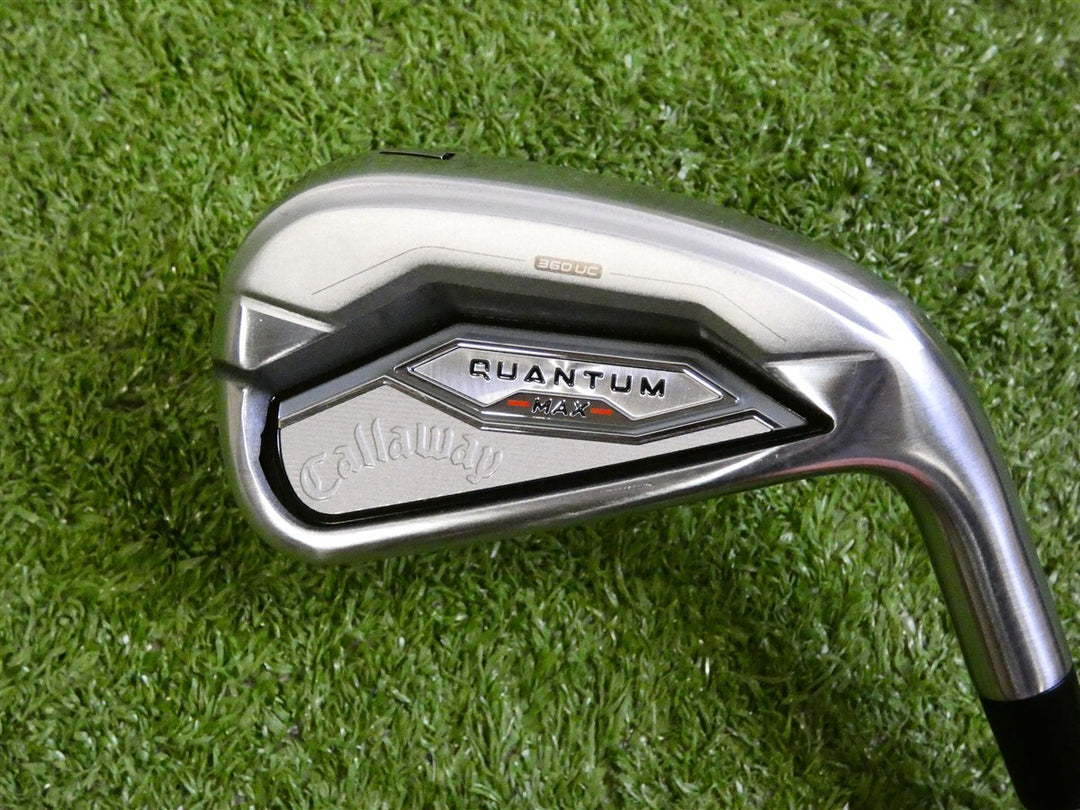 Callaway Quantum Max 7 Iron KBS Max 90 Stiff Steel Mint