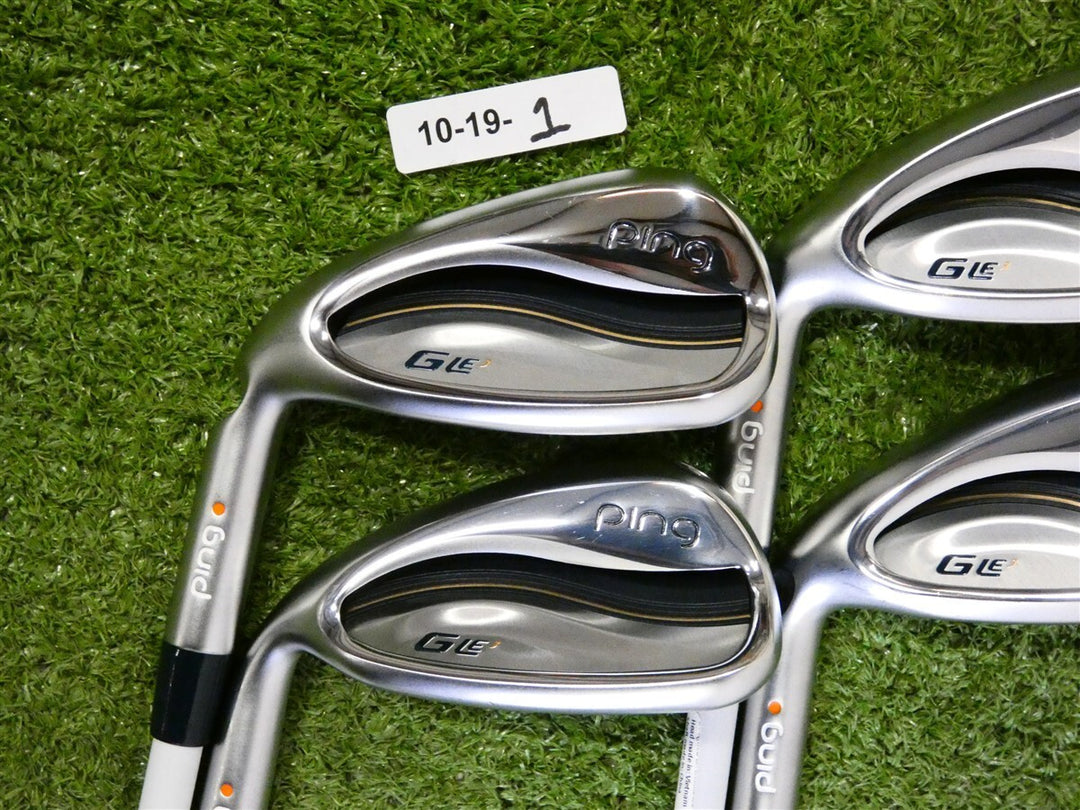 PING G Le3 Womens Left Hand Irons 8-W &amp; S Lite Ladies Graphite Orange 2* Fl New