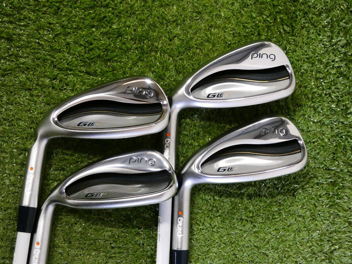 PING G Le3 Womens Left Hand Irons 8-W &amp; S Lite Ladies Graphite Orange 2* Fl New