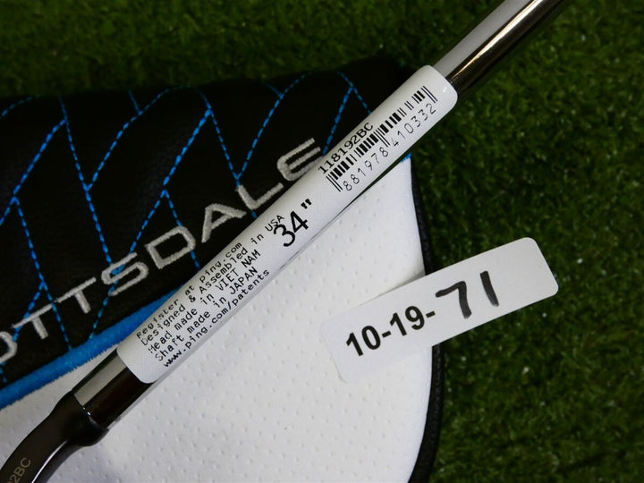 Ping 2025 Scottsdale Prime Tyne 4 34" Strong Arc Putter with HC SS Black Dot New