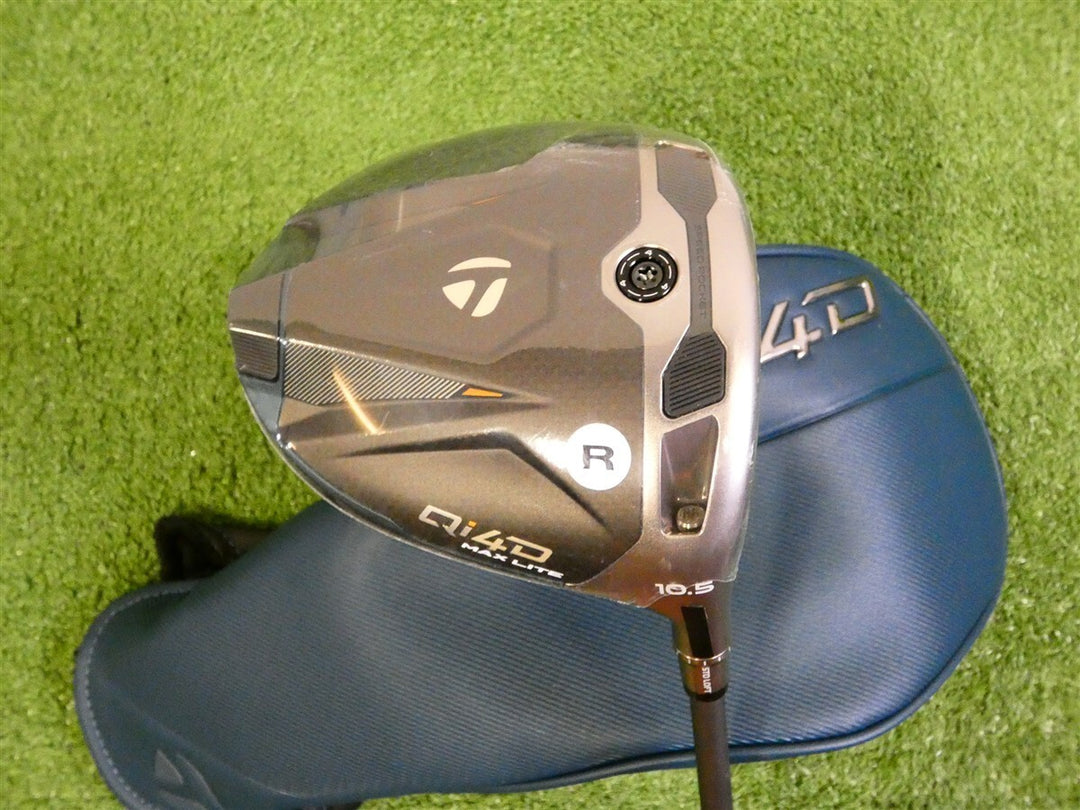 TaylorMade Qi4D Max Lite 10.5* Driver REAX Mid Rotation Blue 40 Regular w HC New