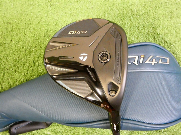 TaylorMade 2026 Qi4D 15* 3 Wood REAX 65 Stiff Graphite with Headcover New