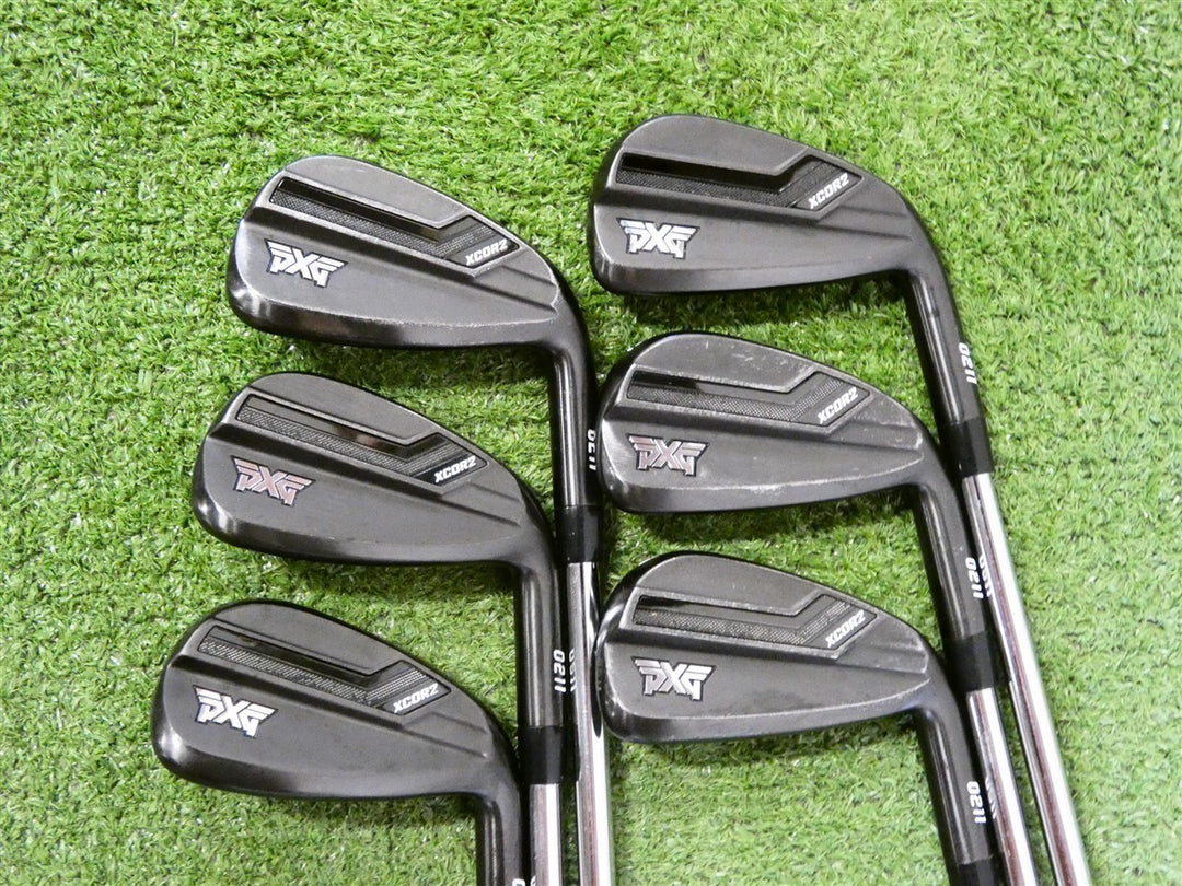 PXG 0211 XCOR2 Xtreme Dark Irons 5-W KBS Tour 120 Stiff Steel +.5"