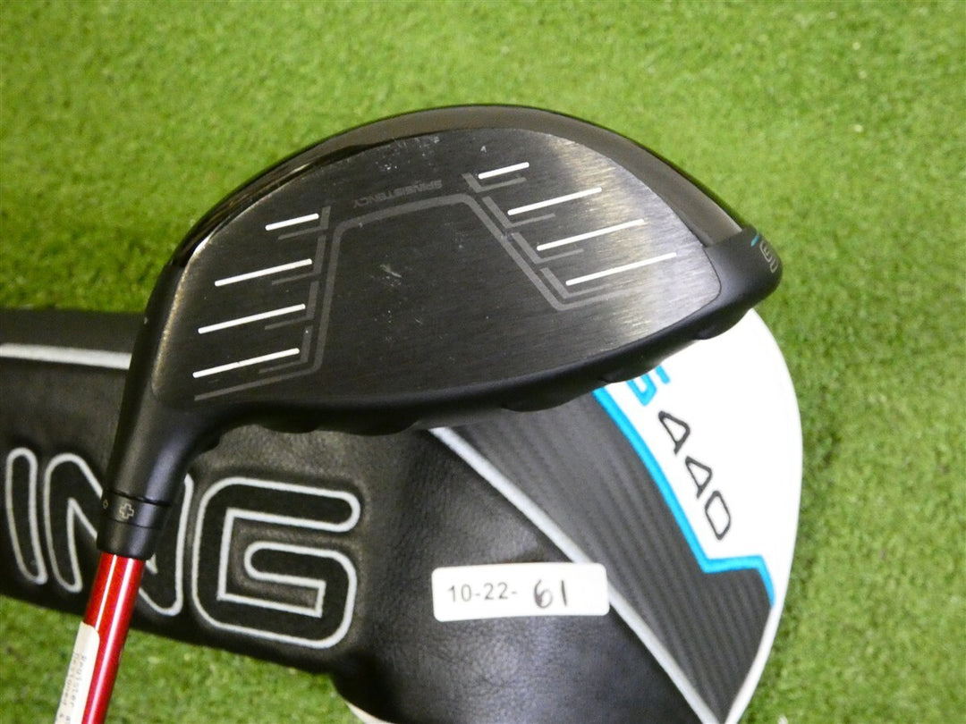 PING G440 K 12* Driver Denali Red 60g 5.5 Regular Graphite with Headcover Mint