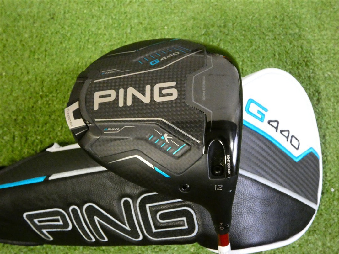 PING G440 K 12* Driver Denali Red 60g 5.5 Regular Graphite with Headcover Mint