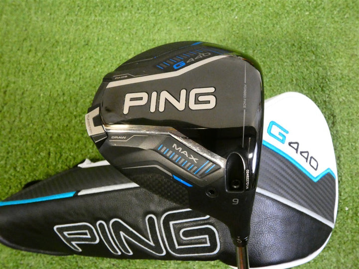 PING G440 Max 9* Driver Tour 2.0 Chrome 65 Stiff Graphite with Headcover