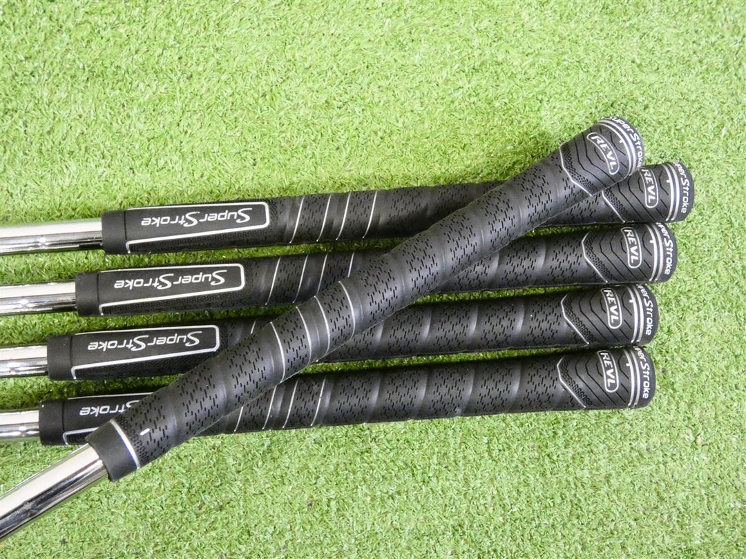 TaylorMade Qi Max Left Hand Irons 7-P, A KBS Max MT 85 Regular Steel Mid +1" New