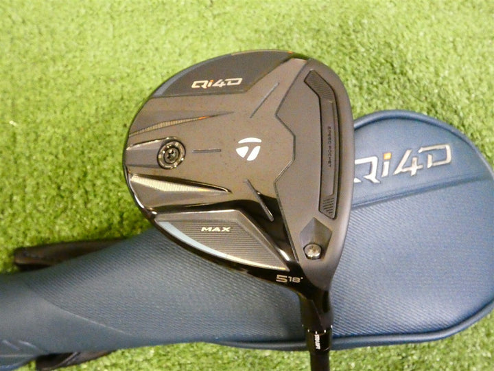 TaylorMade 2026 Qi4D Max 18* 5 Wood REAX 65 Stiff Graphite with Headcover New