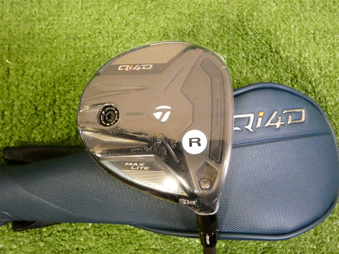 TaylorMade Qi4D Max Lite 18* 5 Wood REAX 45 Regular Graphite with Headcover New