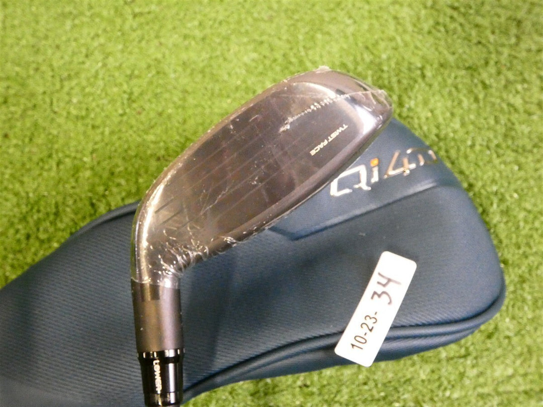 TaylorMade 2026 Qi4D 19* 3 Hybrid Rescue REAX 75 Stiff Graphite w Headcover New