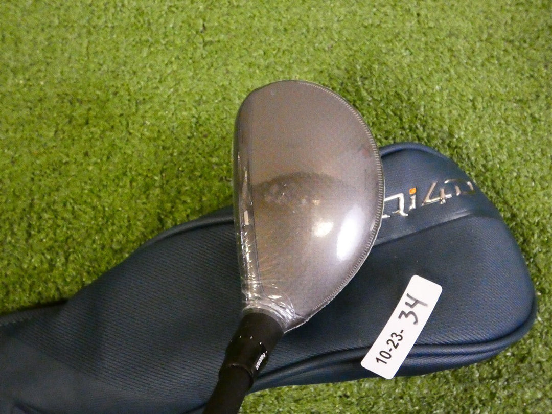 TaylorMade 2026 Qi4D 19* 3 Hybrid Rescue REAX 75 Stiff Graphite w Headcover New
