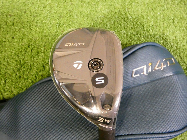 TaylorMade 2026 Qi4D 19* 3 Hybrid Rescue REAX 75 Stiff Graphite w Headcover New