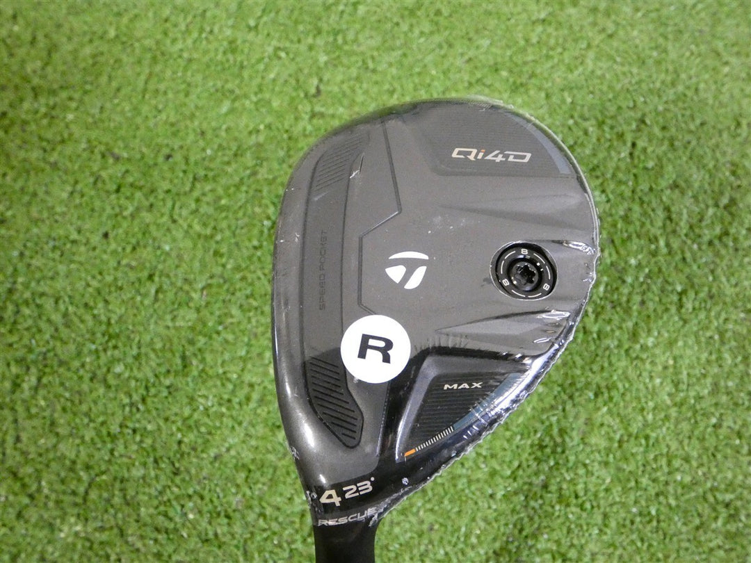 TaylorMade 2026 Qi4D Max 23* Left Hand 4 Hybrid Rescue 50 Regular Graphite New